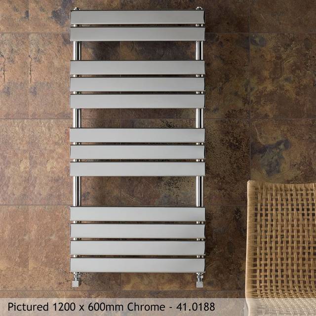 Eastbrook Staverton Tube On Tube Towel Radiators - White - Various Sizes - 1200mm x 400mm