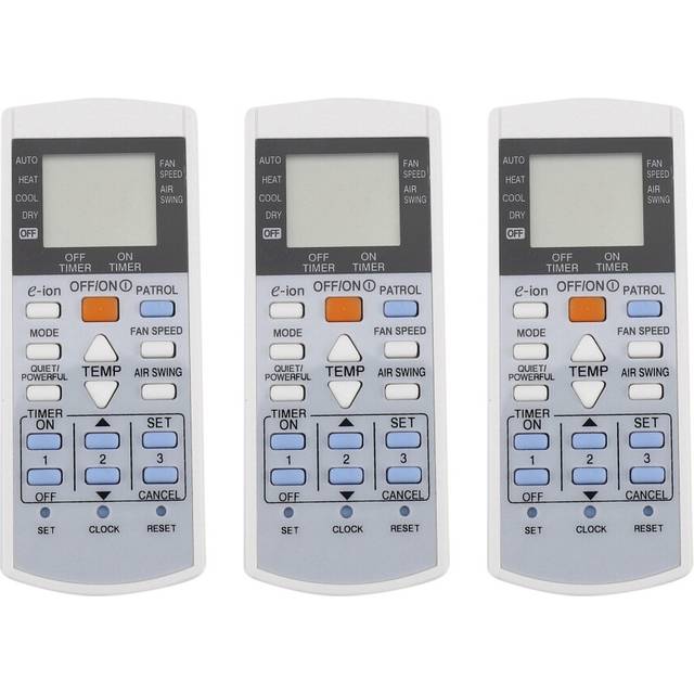 3X Conditioner Air Conditioning Remote Control for Controller A75C3407 A75C3623 A75C3625 KTSX003 A75C3297
