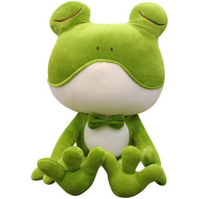 (38cm/14.9in) Cute Stuffed Animal Plush Soft Toy Frog Cuddly Pillow Doll Kids Bedtime Gifts