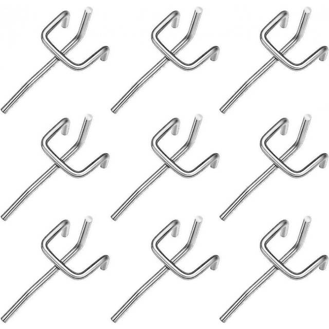 50 Pcs Pegboard Hooks Metal Pegboard Hooks Pegboard Accessories Garage Hooks Tool Organization