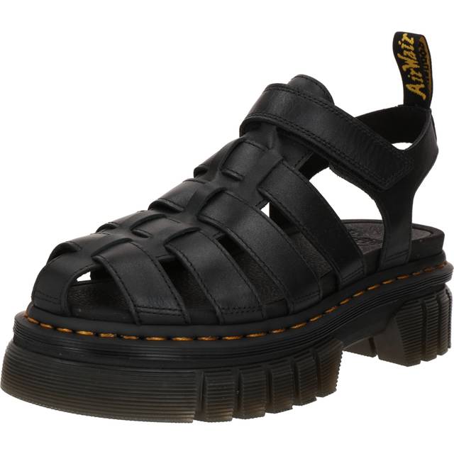 Dr. Martens Nappa Leder Ricki Fisherman Plateausandalen in Schwarz, Größe: 36