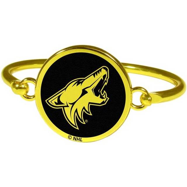 Siskiyou HGBB45 Female NHL Arizona Coyotes Gold Tone Bangle Bracelet