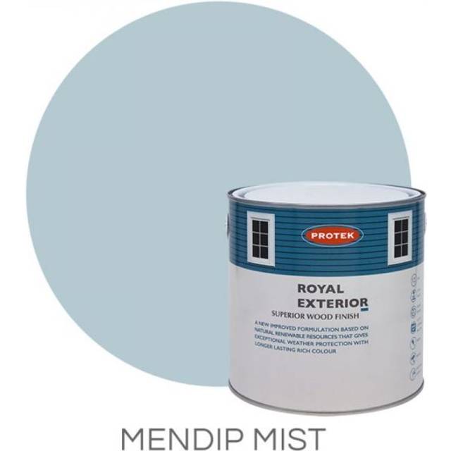 Protek Royal Exterior Wood Finish Protek 5 Litre Royal Exterior Wood Finish - Mendip Mist, Blue