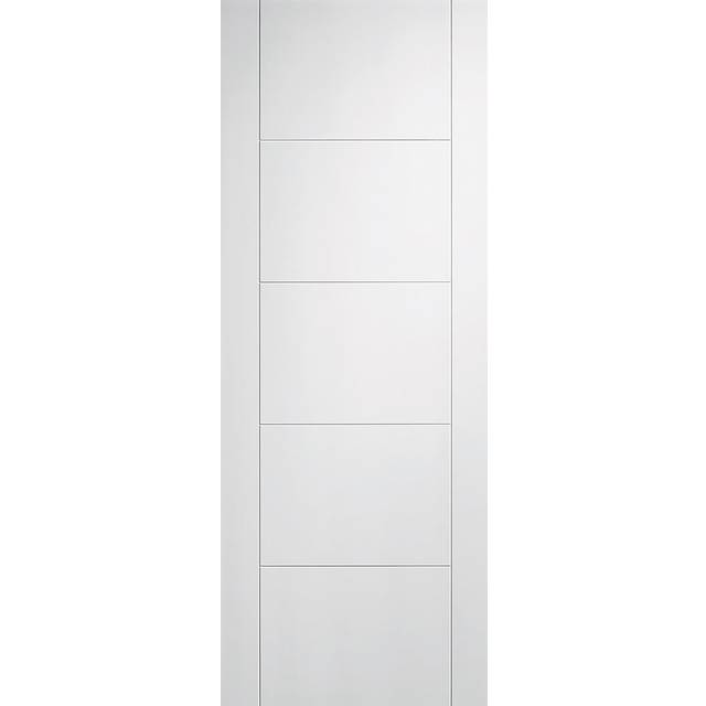 LPD Doors Vancouver 5P Primed White Doors 926 X 2040 Fd 30, White
