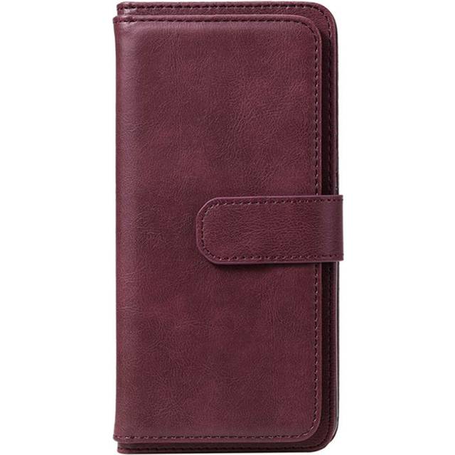 PU Leather Wallet Case For Samsung Galaxy A51 5G 10 Card Slots Phone Bag Case For Samsung Galaxy A51 5G Multifunction Phone Cover