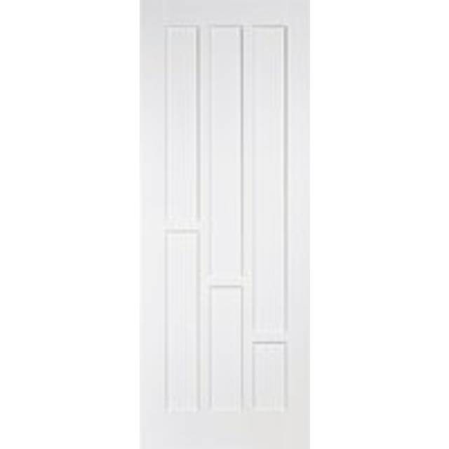 LPD Coventry - Solid Primed Internal Door (Size: 1981 x 838mm, Thickness: 35mm, Fire Door: No) White