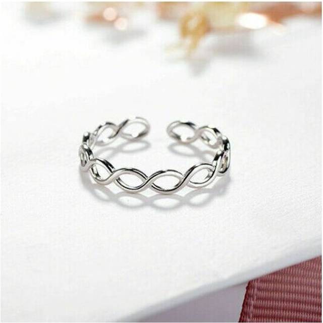 (A Ring(No Bracelet)) 925 Sterling Silver Ladies Round Beaded Feather Bracelet Angel Bangle Jewellery