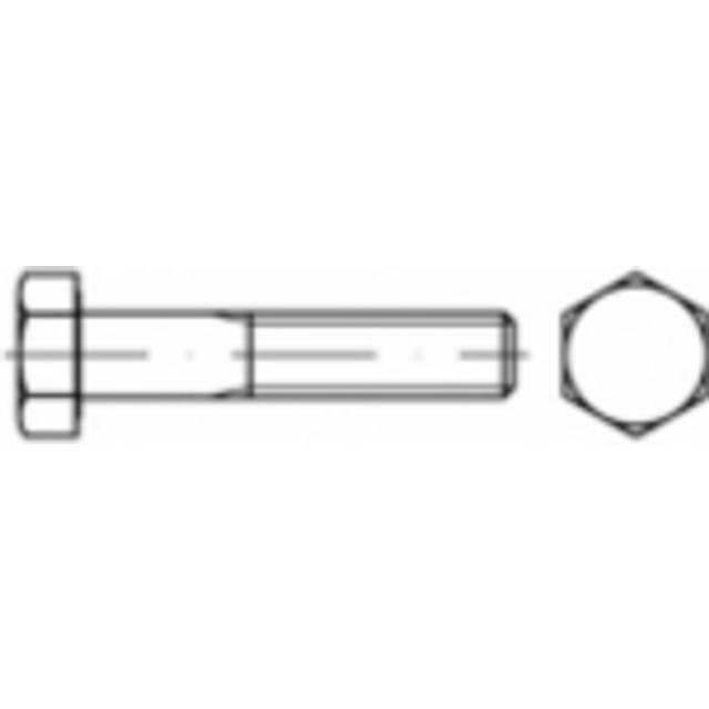 TOOLCRAFT TO-5402574 Sexkantsskruv M16 130 mm Yttersexkant Stål varmförzinkat 25 st