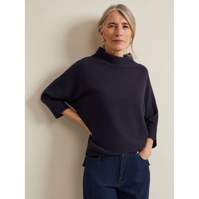 Phase Eight Women's Salima Funnel Neck Jumper - Navy - XS