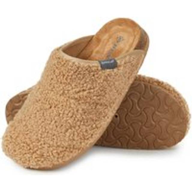 Dunlop memory foam comfy rubber insoles mules slippers for women