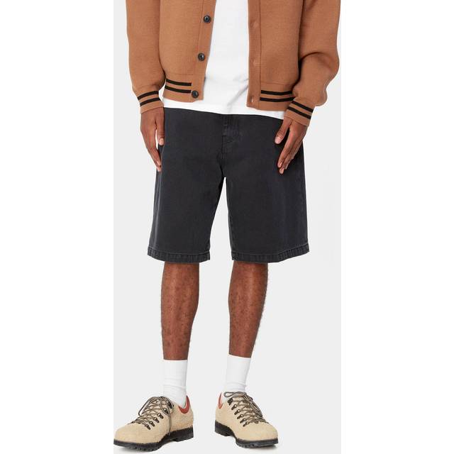 Carhartt Wip, Shorts, Herr, W36, Bomull, Logo Shorts - black (W36)