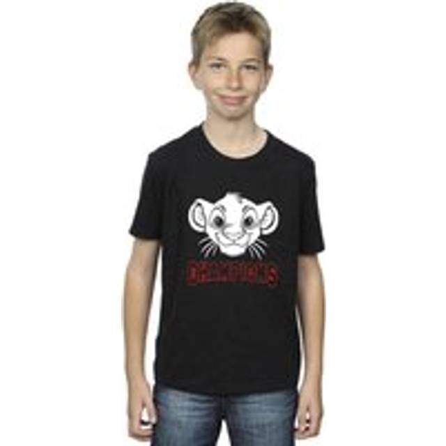 The Lion King Simba Face Champion T-Shirt - Black - 3-4 Years