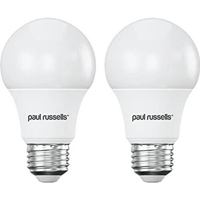 paul russells LED Light Bulbs Edison Screw ES E27, 60W Equivalent, 10W 806LM LED Bulb, 6500K Day Light, Classic A60 GLS Standard Energy Saving Light
