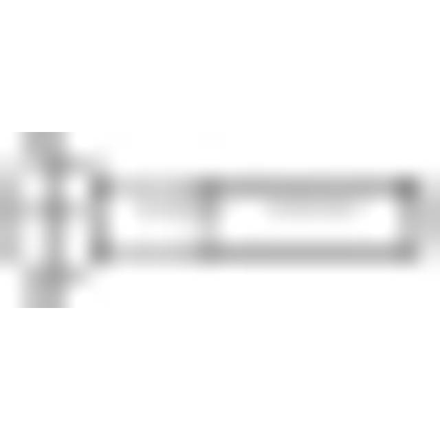TOOLCRAFT 1061462 Flat rund skruv M16 80 mm Fyrkant DIN 603 Rostfritt stål A2 25 st
