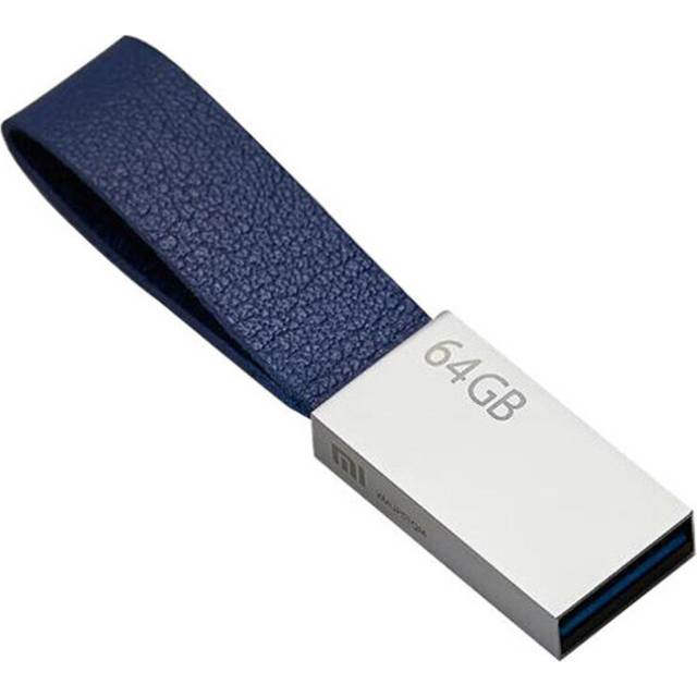 U Disk 64GB USB 3.0 High-speed Transmission Compact Size Lanyard Design Portable Mini Metal Body