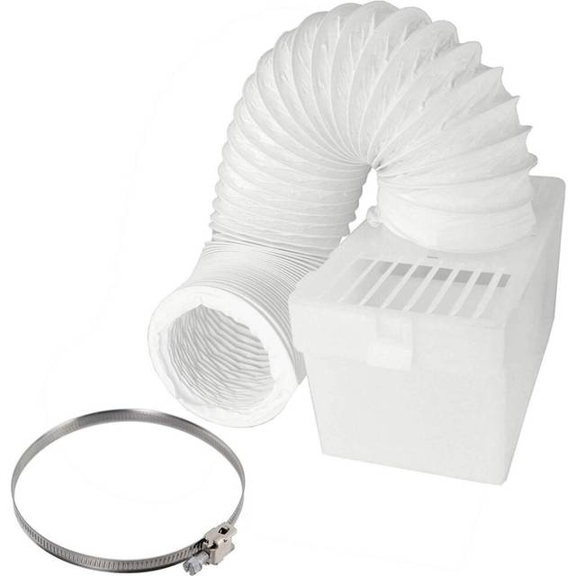 "Condenser Vent Box & Hose Kit With Screw Clip for Swan Vented Tumble Dryer (4"" / 100mm Diameter)"