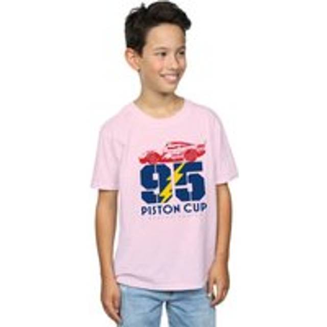 (3-4 Years, Baby Pink) Disney Boys Cars Piston Cup 95 T-Shirt