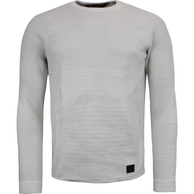 Under Armour Mens Sportstyle Sweatshirt Knit Jumper 1306452 130 - Off-White Textile - Size X-Small