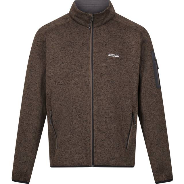 (S, Crocodile) Regatta Mens Newhill Marl Full Zip Fleece Jacket