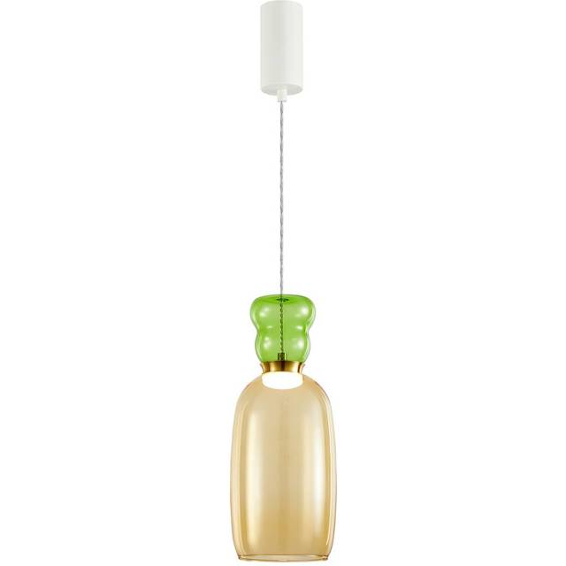 Lucande - Fay LED Pendant Yellow/Light Green