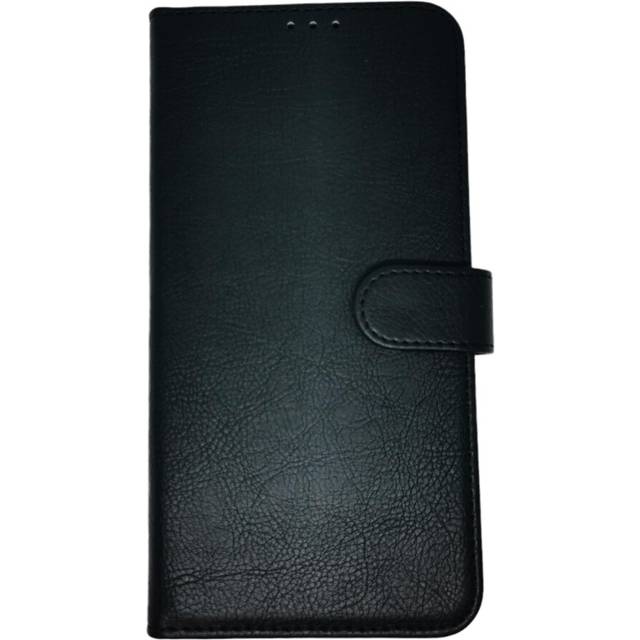 Case for iphone 12 pro max luxury pu leather flip wallet black