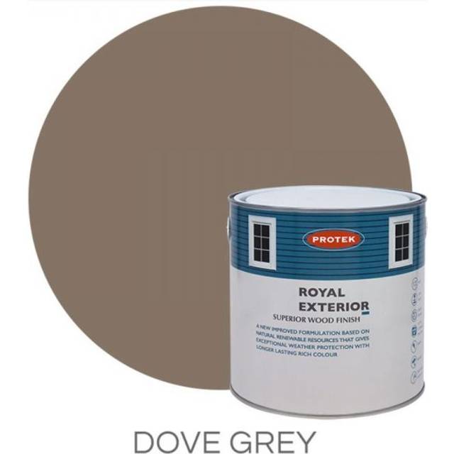 Protek Royal Exterior Paint 5 Litres - Dove Grey - Protek Royal Exterior Paint 5 Litres - Dove Grey