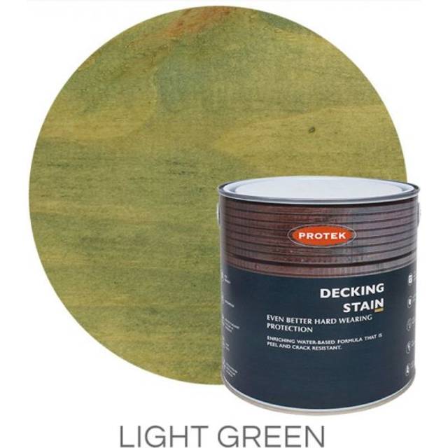 Protek Decking Stain 2.5 Litres - Light Green - Protek Decking Stain 2.5 Litres - Light Green