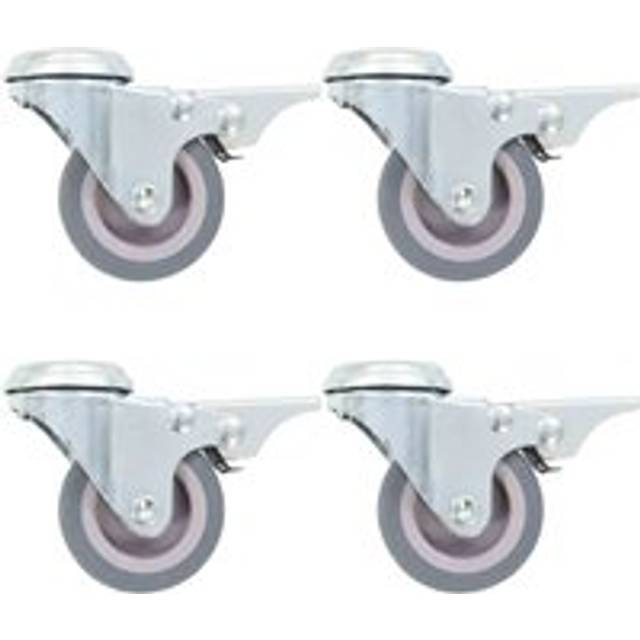 32 pcs Bolt Hole Swivel Casters 50 mm Vidaxl