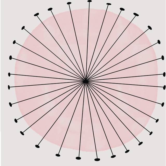 Big Mod Pink - Wrapped Canvas Graphic Art (76cm H x 76cm W x 3.8cm D)