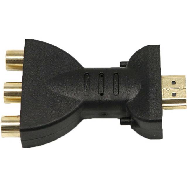 High Quality Gold-plated HDMI-compatibleto 3 RGB RCA Video Audio Adapter AV Component Converter HDMI-compatible Cables