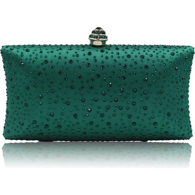Fashion Womens Glitter Clutch Bag Crystal Diamante Rhinestone Sparkly Evening Bridal Prom Party Handbag Purse