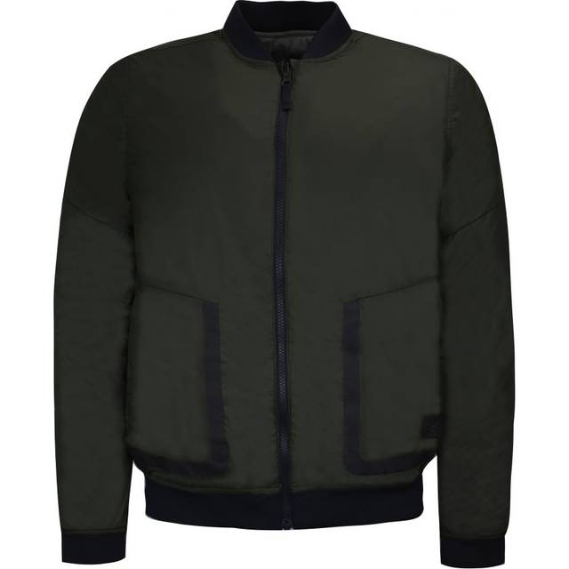 Under armour reactor mens khaki reversible bomber jacket