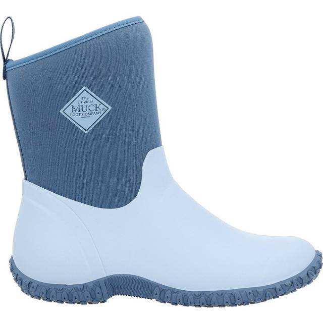 'Muckster II Mid' Textile/Weather Wellingtons - Blue - 6