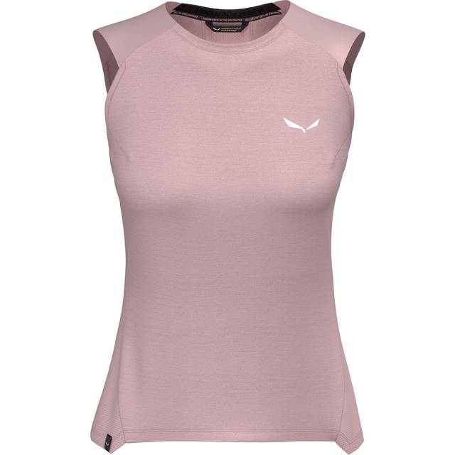 Salewa - Women's Puez Alpine Merino Hybrid Tank Top size 40, pink