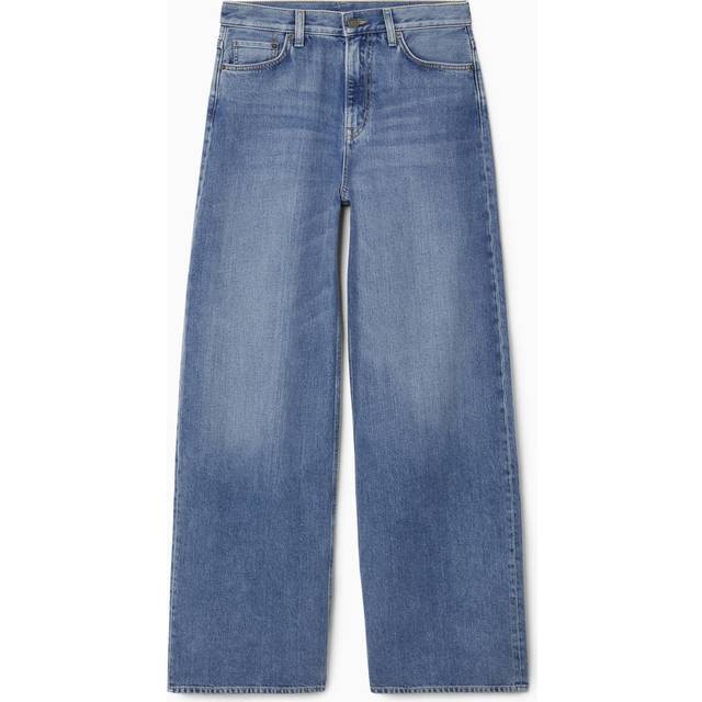 Tide Wide-Leg Jeans - Blue - 24