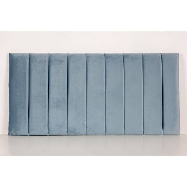 Vertical Panelled Upholestered Headboard In Plush Velvet - Pink (Super King (6&#39;))