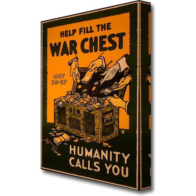&#39;War Chest&#39; Painting Print on Wrapped Canvas (50.8 cm H x 35.6 cm W)