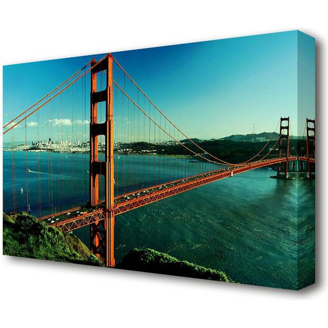 San Francisco - Wrapped Canvas Photograph Print (35.6 cm H x 50.8 cm W x 4.4 cm D)