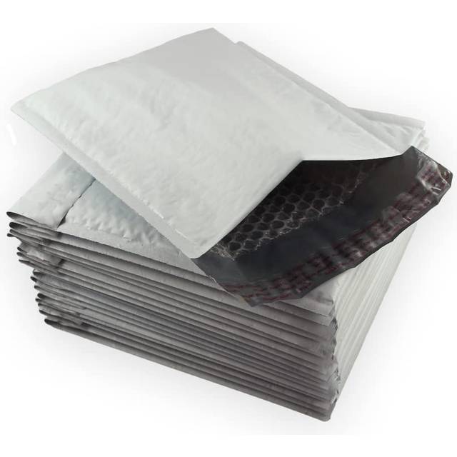 25 EcoSwift Size #DVD 7.5 x 10 Poly Bubble Mailers Self Sealing Bulk Padded Shipping Supplies Packaging Envelopes Bags DVD 7.5 by 10 inches