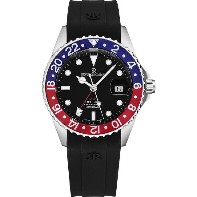 Diver Automatic Rubber, 42mm Stainless Steel Case - Black - One Size