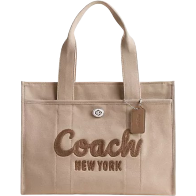 Coach Cargo Tote 42 Cotton-Canvas Bag - Beige