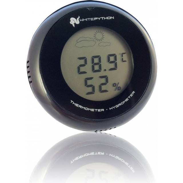 White Python Digital Thermometer-Hygrometer