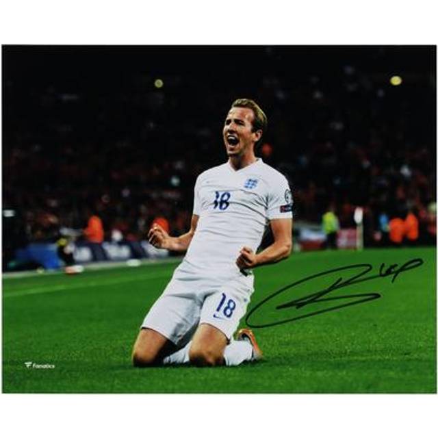 Harry Kane England National Team Autographed 8" x 10" Goal Celebration Photograph