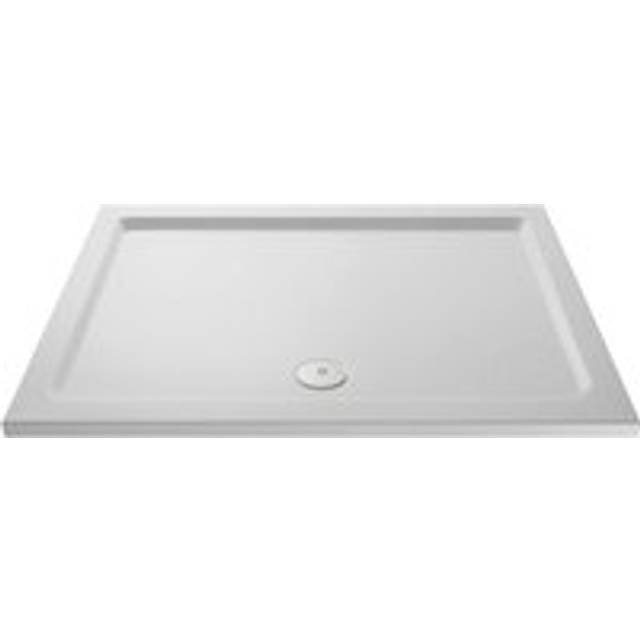 Hudson Reed Slip Resistant Rectangular Shower Tray 1300 x 800mm - White, White