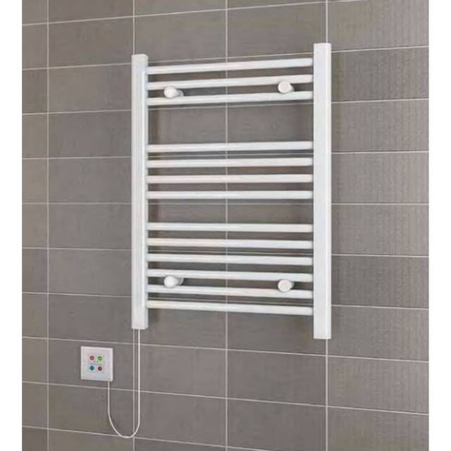 Eastbrook Biava Dry Element Electric Towel Rail - Gloss White - Various Sizes - 1100mm x 500mm