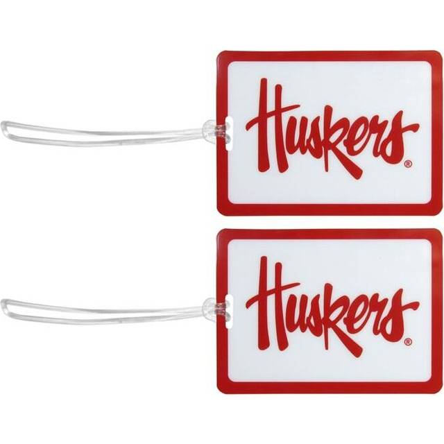 Siskiyou C2LT3 NCAA Nebraska Cornhuskers Vinyl Luggage Tag - Pack of 2