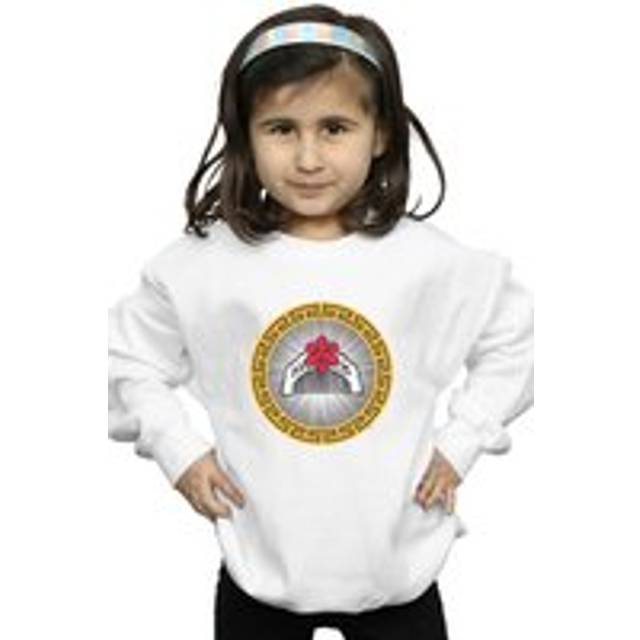 Mulan Movie Flower Comb Sweatshirt - White - 9 Years
