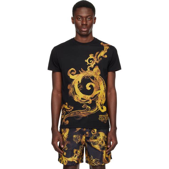 Versace Jeans Couture, Topp, Herr, L, T-Shirts - black (L)