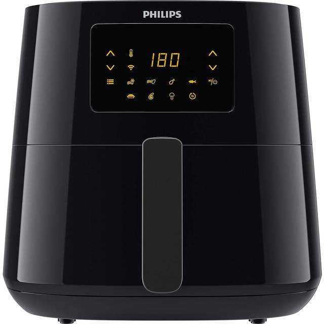 Philips Essential Airfryer XL - 6.2L Gryta, Fritös utan Olja, Rapid Air-Teknik, Pekskärm, HomeID-App, Pekskärm (HD9280/90)