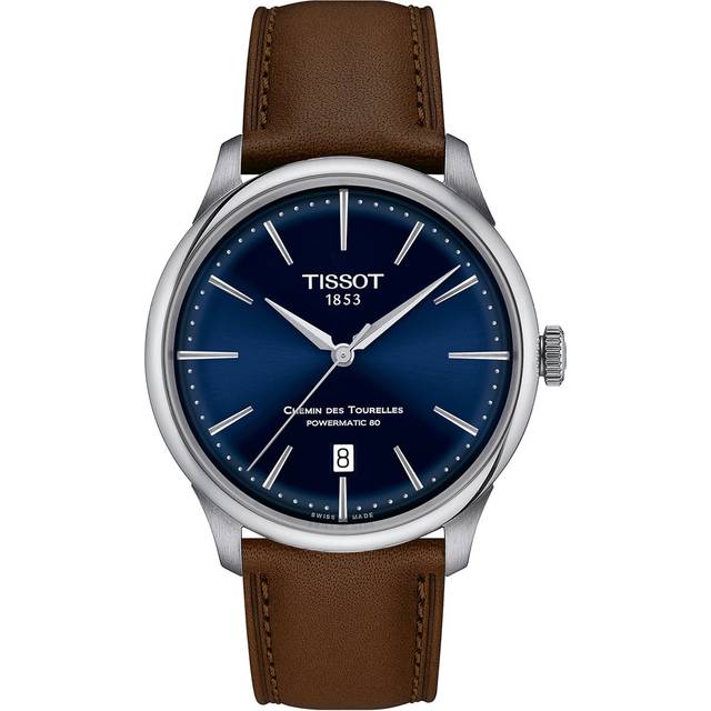 Tissot T1398071604100 Herrenuhr Chemin des Tourelles Powermatic-80 39mm 5ATM